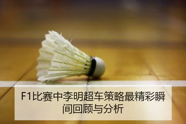 F1比赛中李明超车策略最精彩瞬间回顾与分析